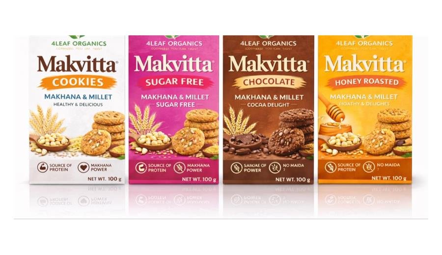 Makvitta makhana and millet cookies range